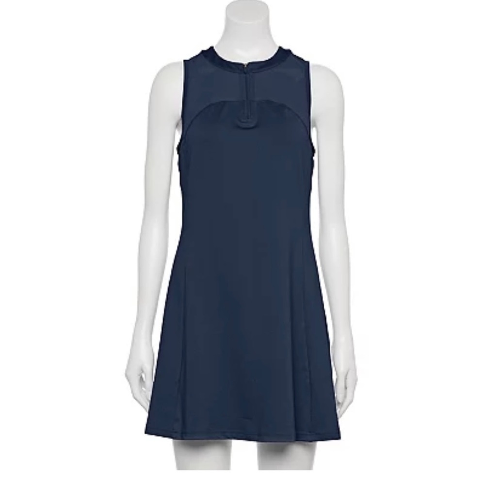Women's Tek Gear Zip-Up Tennis Dress Navy blue XS